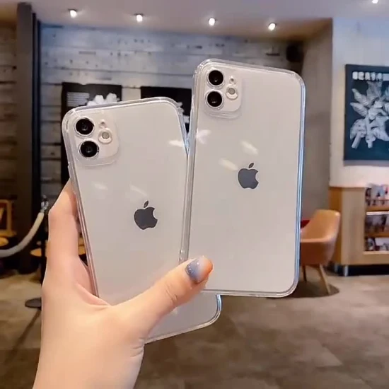 Étui de protection transparent en TPU souple pour iPhone11, iPhone 13, vente en gros, nouveau